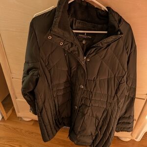 London Fog Women's Black Quilted Jacket